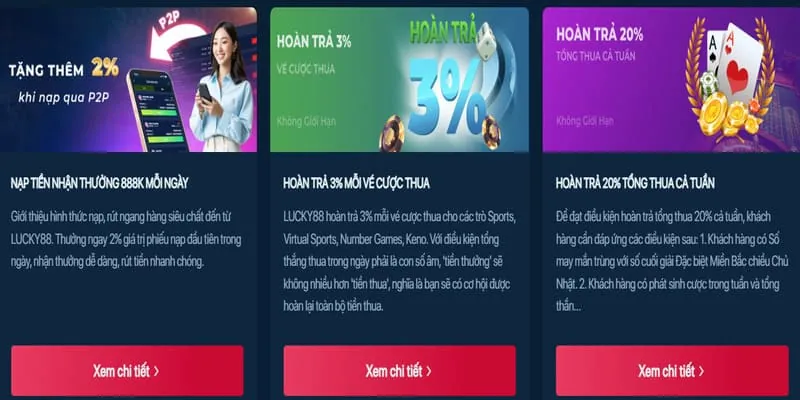 Thưởng và khuyến mãi độc quyền